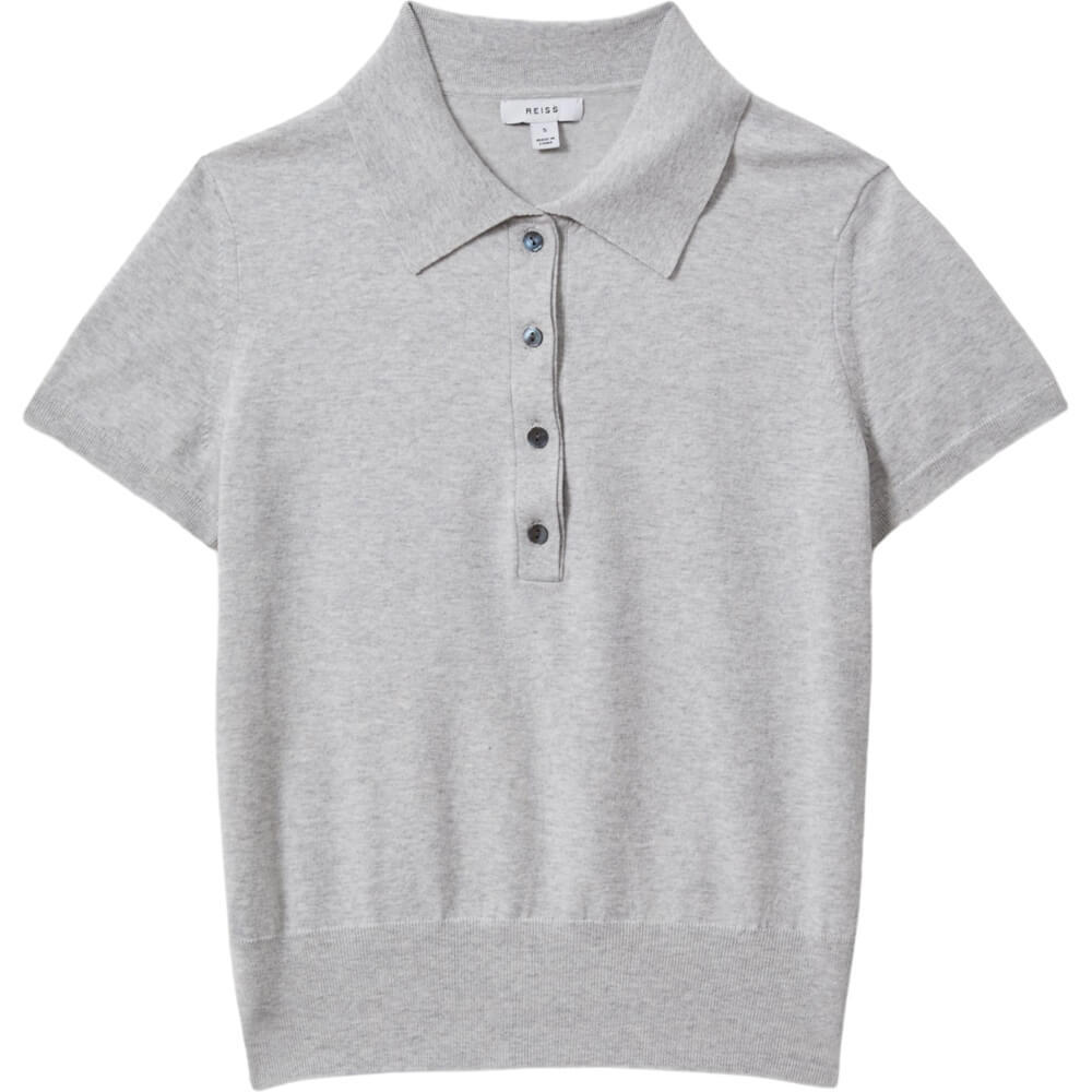 REISS POLLY Cotton Blend Polo Shirt
